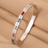 Scratched Light Luxury Colorful Opening Female Irregular Internet Celebrity Ing Style All-match Bracelet