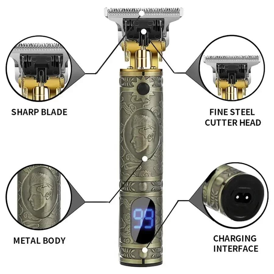 1/2/3 PCS New T9 Hair Clipper Shaving Hair Trimming Hair Trimming Electric Shaver Boyfriend Gift Barber Clippers