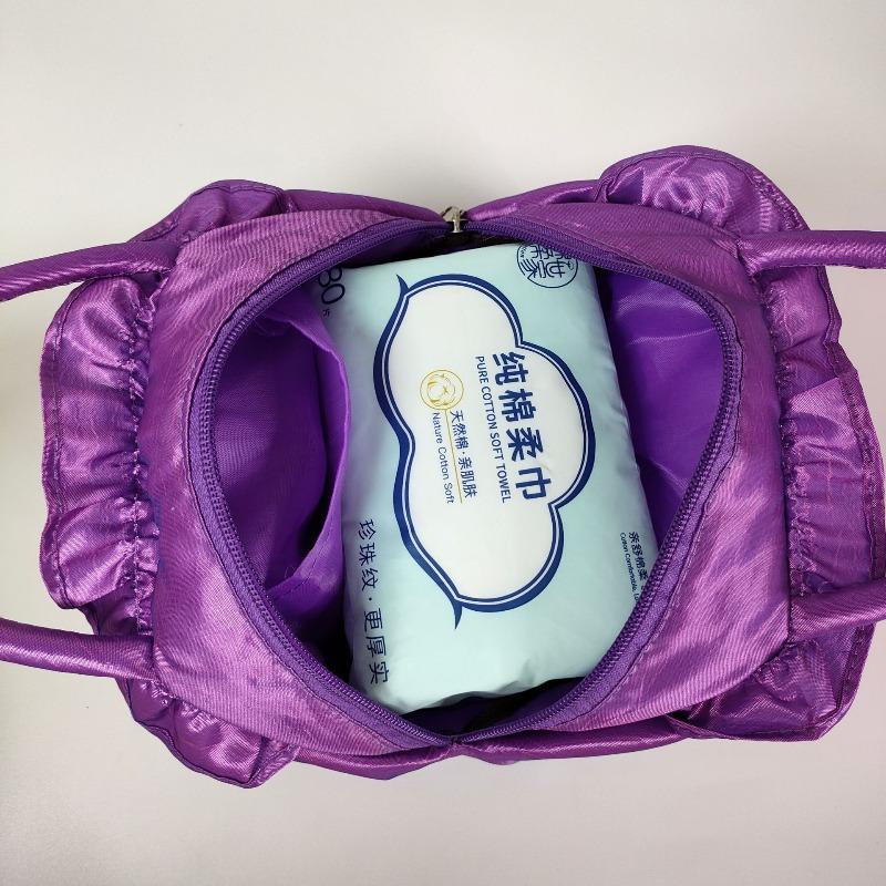Zipper women's bag handmade ribbon embroidered bag mother shopping bag handbag bag wedding bag