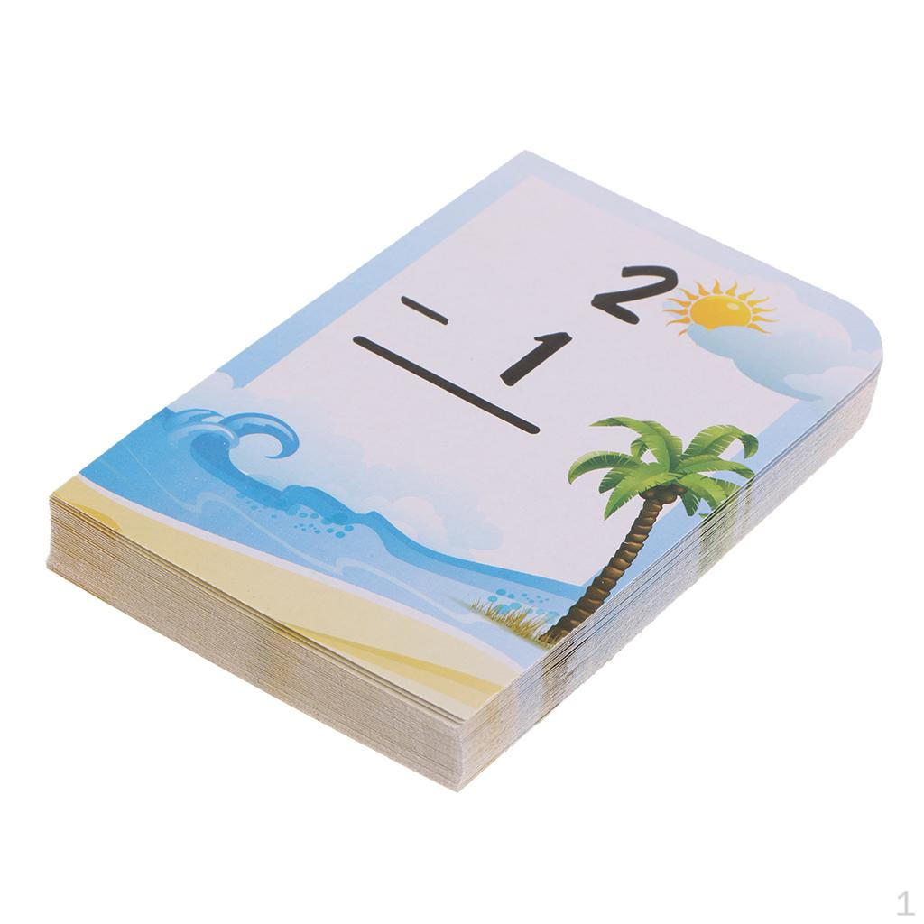 

36 карточек по математике для изучения в начальной школе Subtraction