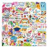 60-Piece Graffiti Sticker Set for School, Luggage & Phone Decoration