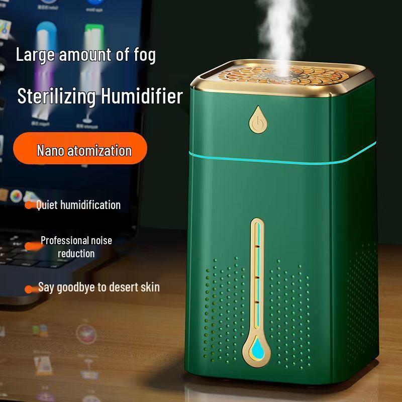 Small Desktop Night Light Humidifier for Bedroom, Dorm, Office - Ideal Gift for Students, Pregnant Women, and Girls