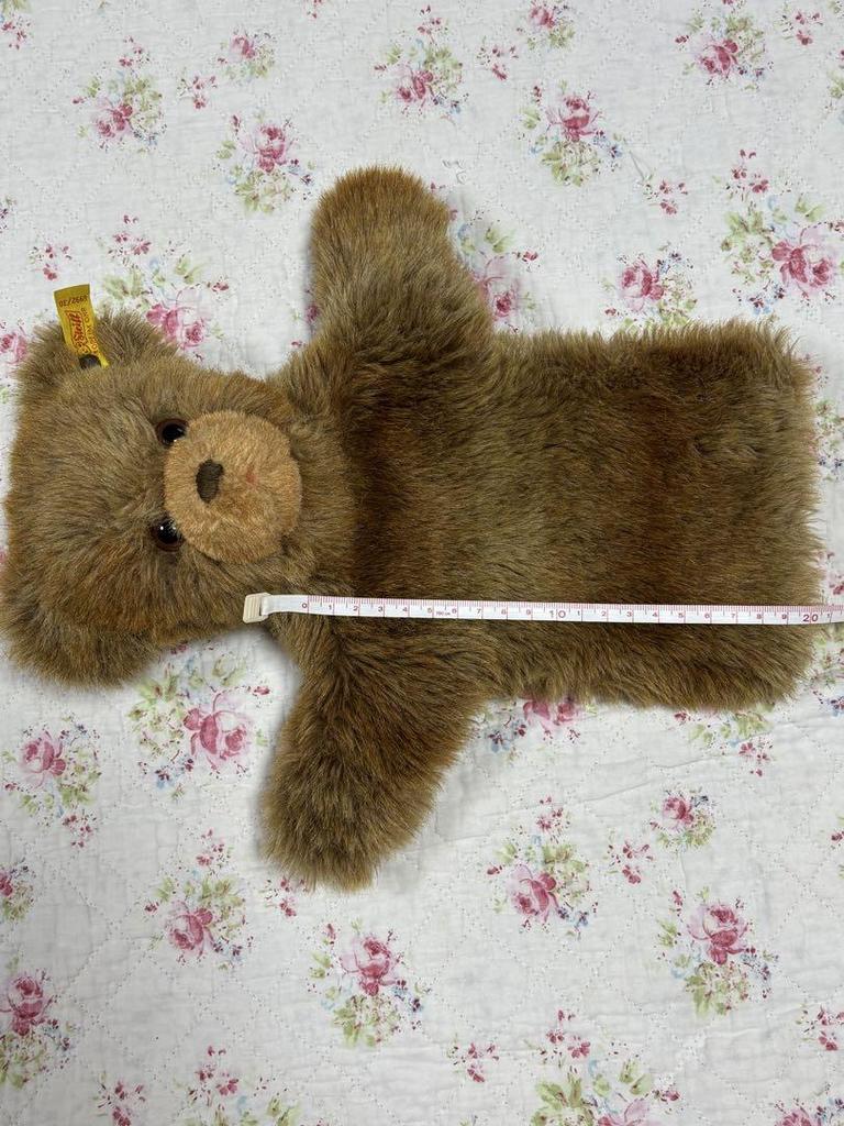 [USED] Steiff Teddy Bear Puppet, Made In West Germany