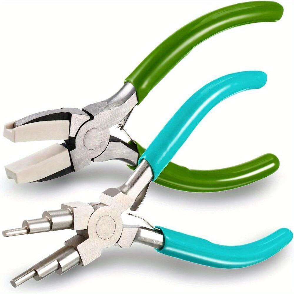 Pliers for Jewelry Crafting, Featuring Non-Scratching Nylon Jaws, Suitable for Various Wire Work Tasks, Built with Durable Rust-Resistant Materials