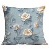 Spring and Summer 3D Floral Print Pillowcase Home Sofa Cushion Pillowcase