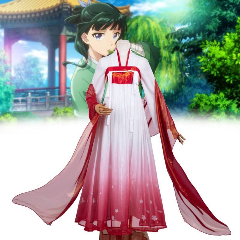 Kostium Cosplay z Kronik Aptekarza Dla Dziewczynki W Klasycznym Stylu Etnicznym Do Odgrywania Ról z Anime
