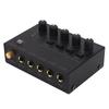 4 Channel Audio Mixer Line Mixer 4 Channel Headphone Amplifier for Home Studios Live Recording 100‑240V UK Plug