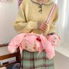 Women's Bag Plush Bag New Messenger Bag Hair Cute Girl Cartoon Handbag Small Bag Hatsune