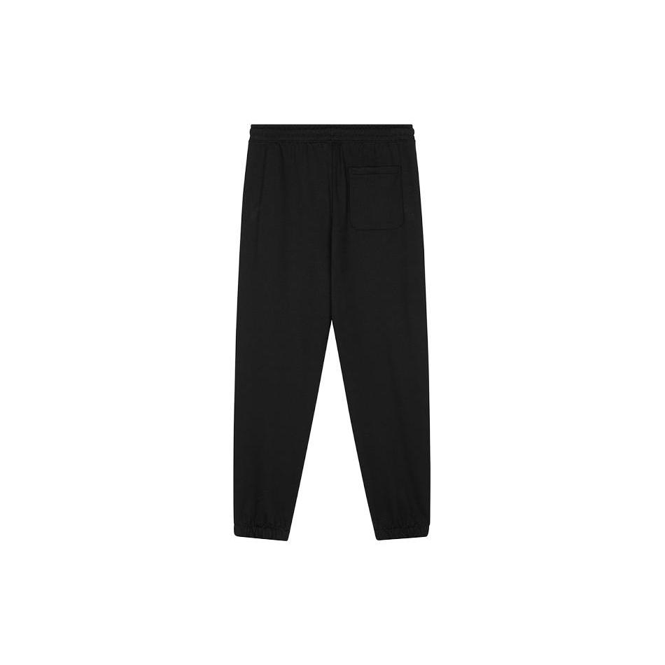 New Balance Knitted Sweatpants Men's Black Moderate Cuffed Pants AMP33381-BK