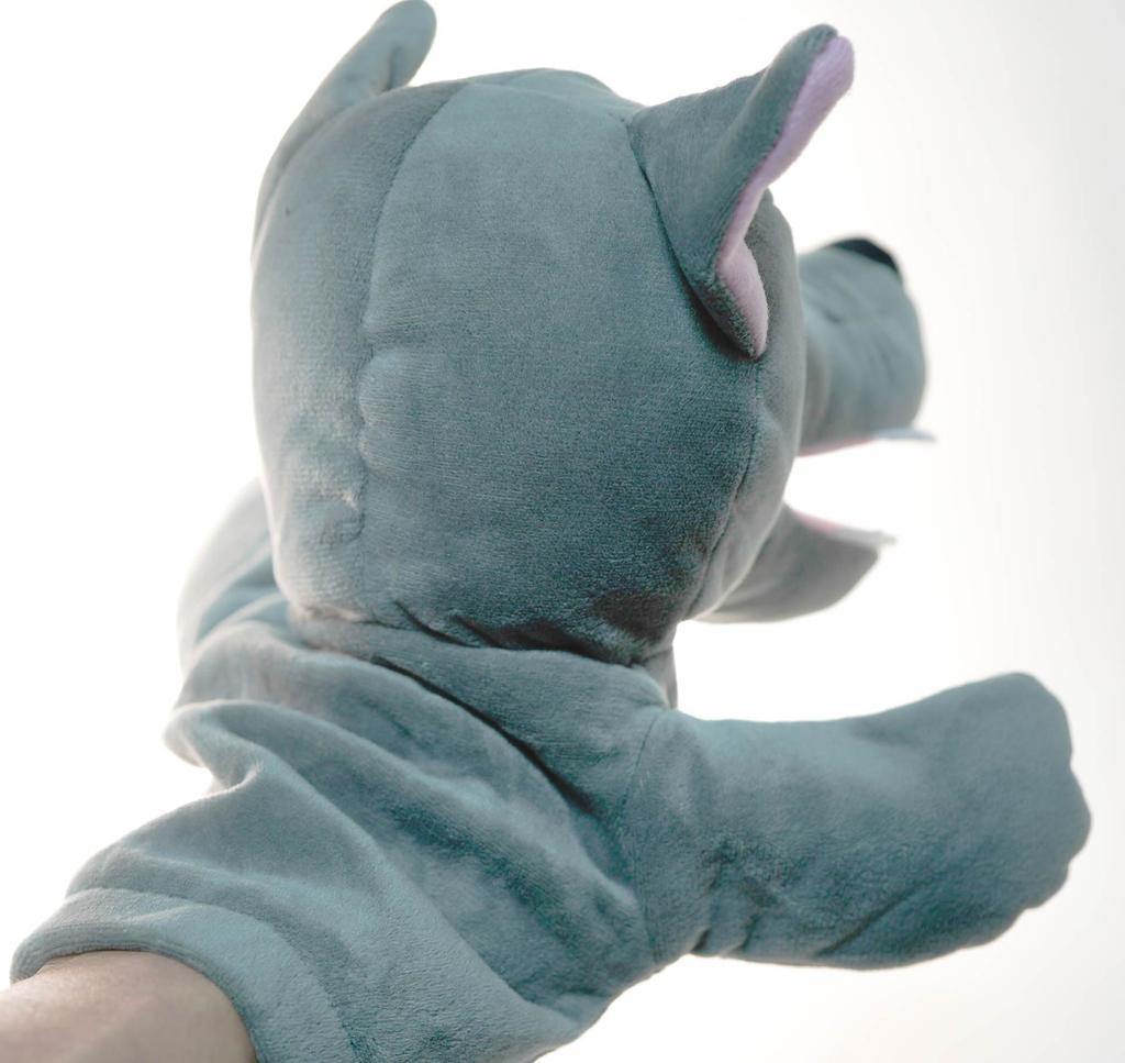 Wolf Puppet, Ventriloquism Gloves, Plush Toy [with Meat]