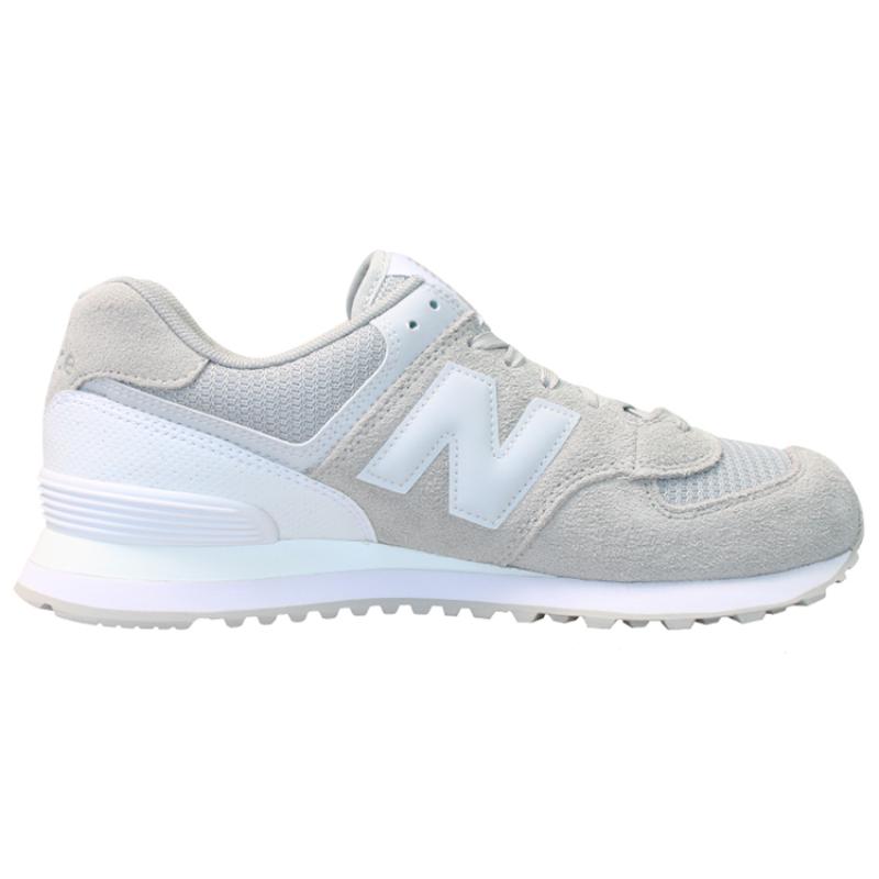 New Balance 574 Hellgrau Weiß Sneaker ML574WB