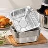 Thickened Square Aluminum Foil Pan for Air Fryer & Oven Baking