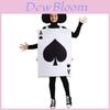 Halloween New Arrival Funny Cosplay Poker Jumpsuit Costume For Parties