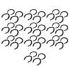 10 Pairs Forging Q235 Steel Horseshoe Kit Training Horse Racing Riding Accessory