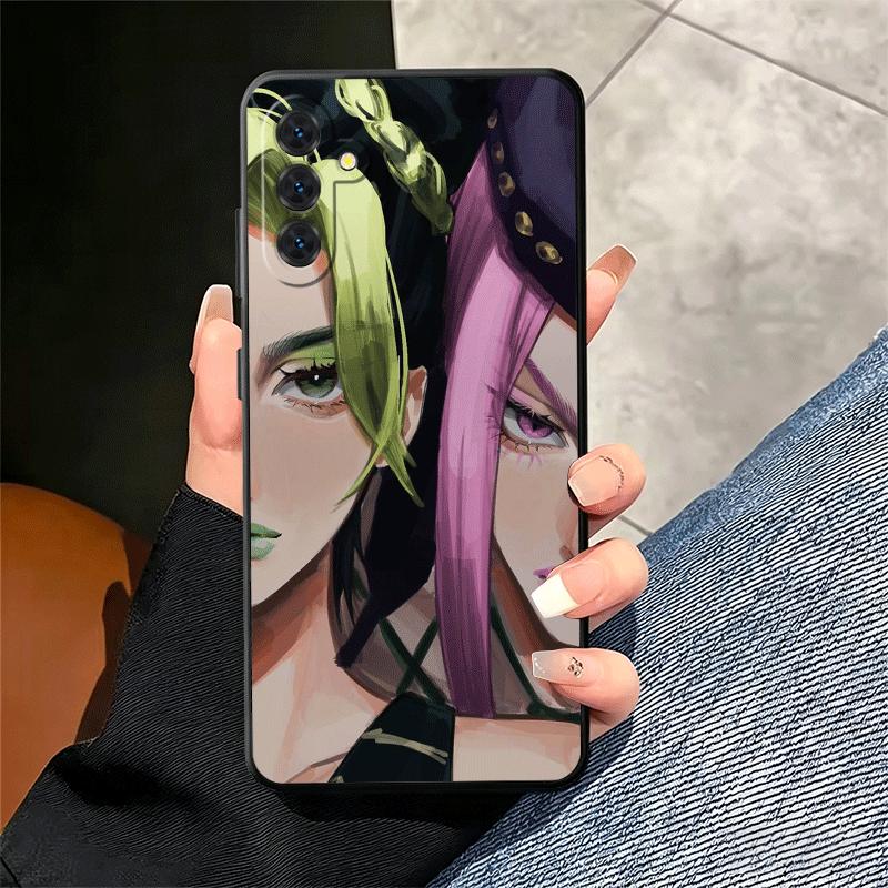JoJo Adventure Jolyne Cujoh Soft Phone Case for Samsung A17 A37 A57 A16 A26 A36 A56 A15 A25 A35 A55 A14 A24 A34 A54 A13 A23 A33