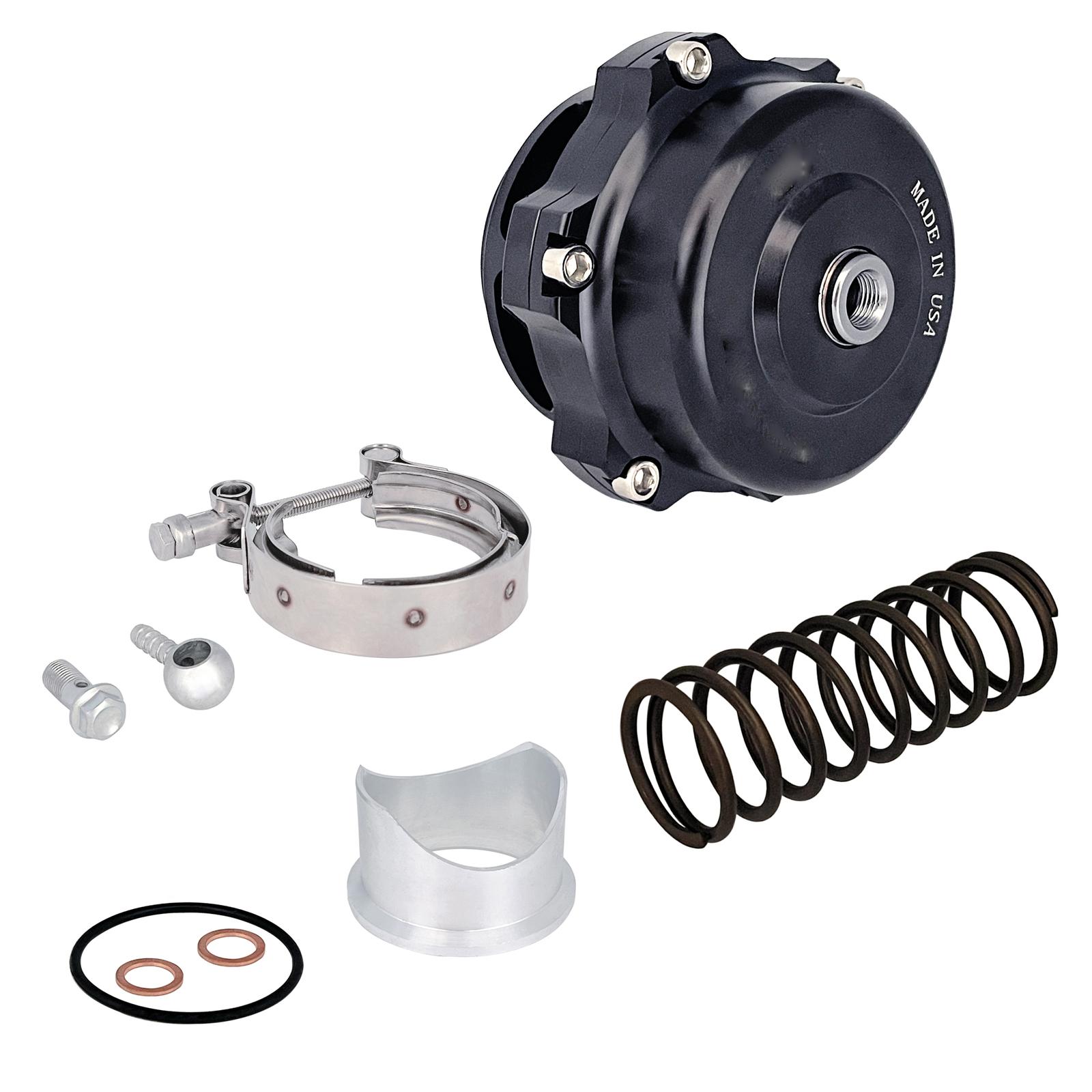 

Черный Blow Off Valve BOV50 Q-типа, 50 мм, с пружинами BV50, подходит для фланца Tial V-Band