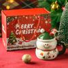 Christmas Gift Mug High End Sense Christmas Cup Ceramics Gift for Girls' Companions and Small Gifts for Employees and Customers