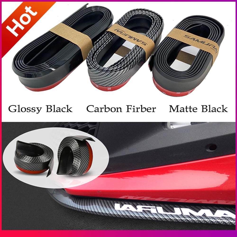 15 Kinds 2.5M Car Bumper Lip Stickers Car Front Bumper Lip Rubber Car Bumper Protectors Exterior Mouldings Bumper Lip