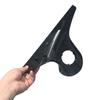Black Front Window Triangle Trim Plate Side Mirror Garnish Cover Panel Mirror Base Holder for BMW 4 Series F33 2014-2018