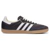 Adidas Samba OG Aura Black Cream Women Sneakers Cream-White Gold-Metallic IG6836