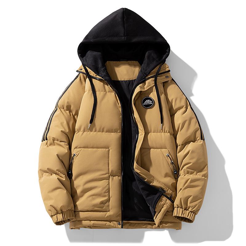 High-Quality Men's/Women's Hooded Two-Piece Cotton Jacket Warm Autumn/Winter Trendy Thick Jacket