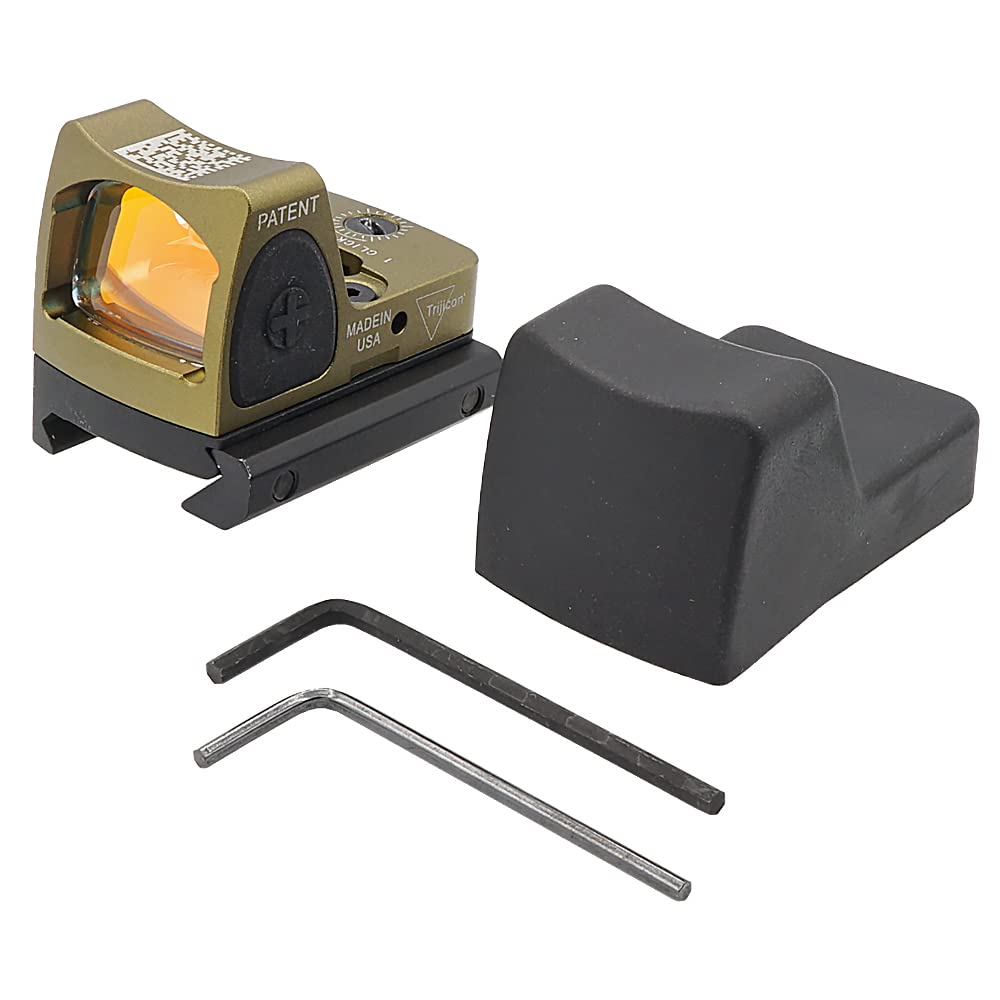 Ryohin Buhin Evolution Gear RMR Red Dot Sight, 6063 Aluminum Alloy CNC Machined Body, Compatible with 20mm Rails, Low Mount, DE (Dark Earth)