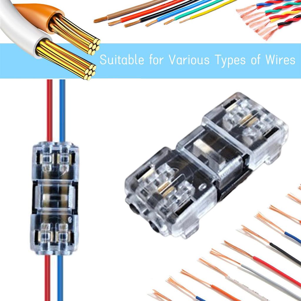 No-Stripping, No-Soldering -Wire Plug Quick Connector