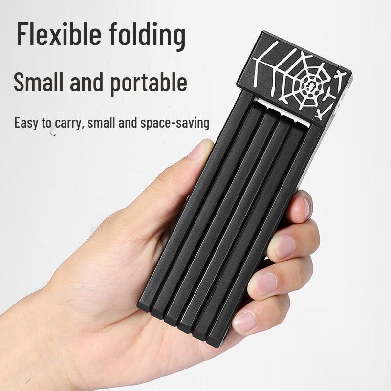 WEST BIKING Anti-theft Portable Folding Bicycle Lock
