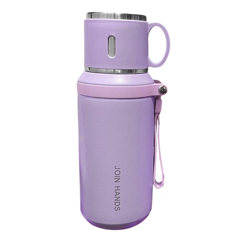 Hochwertige Rostfreie Stahl Thermobecher 500ml Auslaufsicheres Design Mehrere Farboptionen Für Frauen Studenten Berufstätige