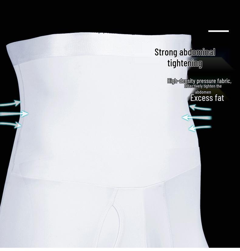 Men's Breathable High-Waisted Waist-Shaping and Butt-Lifting Shorts