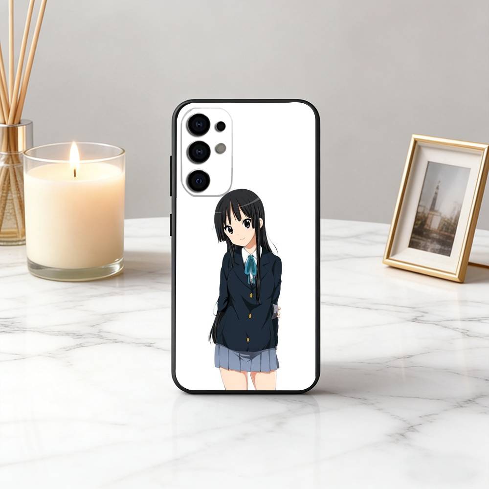 K-K-ON Mio Akiyama-KMA Phone Case For Samsung S25,S24,S21,S22,S23,S30,Ultra,S20,Plus,Fe,Soft Silicone Black Cover