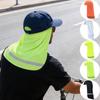 Outdoor Cycling Long Tail Hat Summer Sports Headscarf Sweat Absorbing Quick Dry Reflective Sunshade Shawl For Safety Helmet
