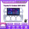 Android Car-Play Car Radio For Toyota FJ Cruiser 2007-2013 Multimedia Player Head Unit Stereo GPS Navigation BT WIFI,2+64GB