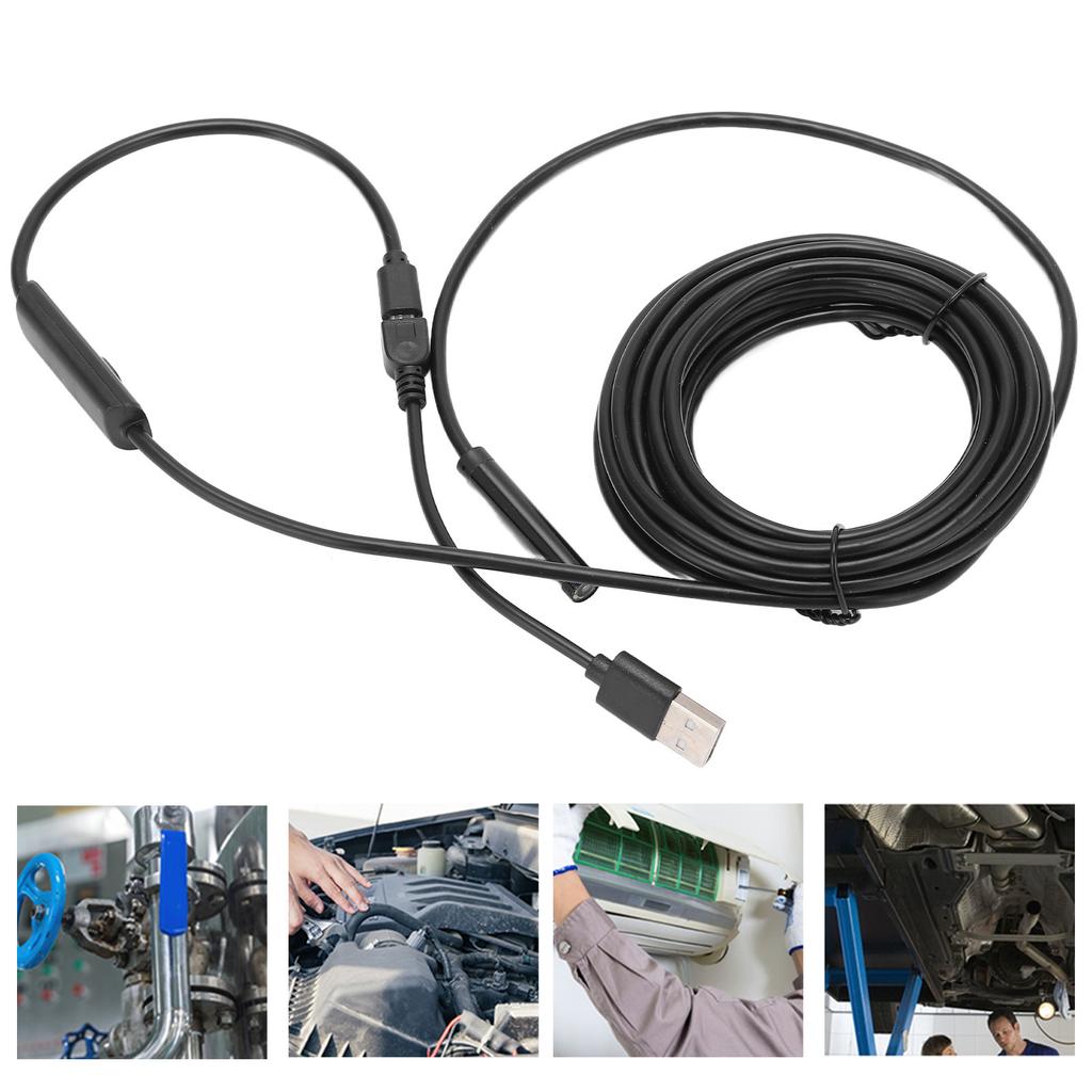 AN97‑8 8mm Mobile Phone Endoscope 6LED Waterproof Facility Inspection Endoscope for Electrical Maintenance
