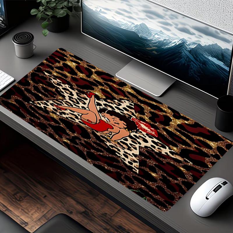 Betty Boop Print Mouse Pad, for Keyboard Pad Laptop PC Mat for Office Home Use, Desk Decor, Perfect Birthday Gift for Gamers