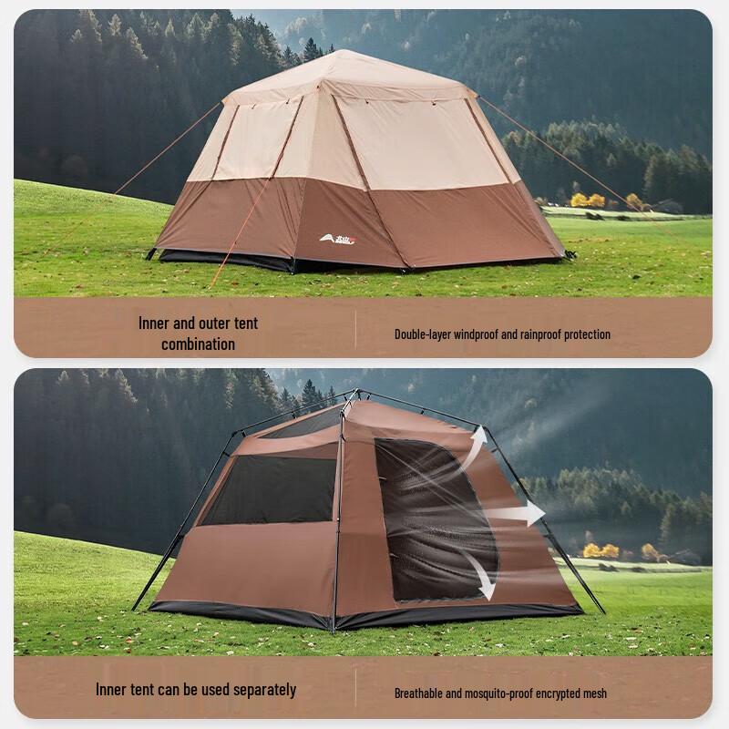 Beishanlang ZL039 6-8 Person Automatic Pop-Up Camping Tent