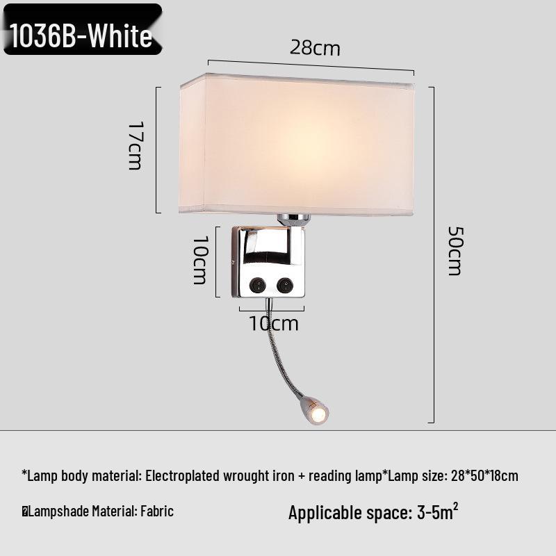 European Style LED Wall Lamp for Bedroom or Living Room