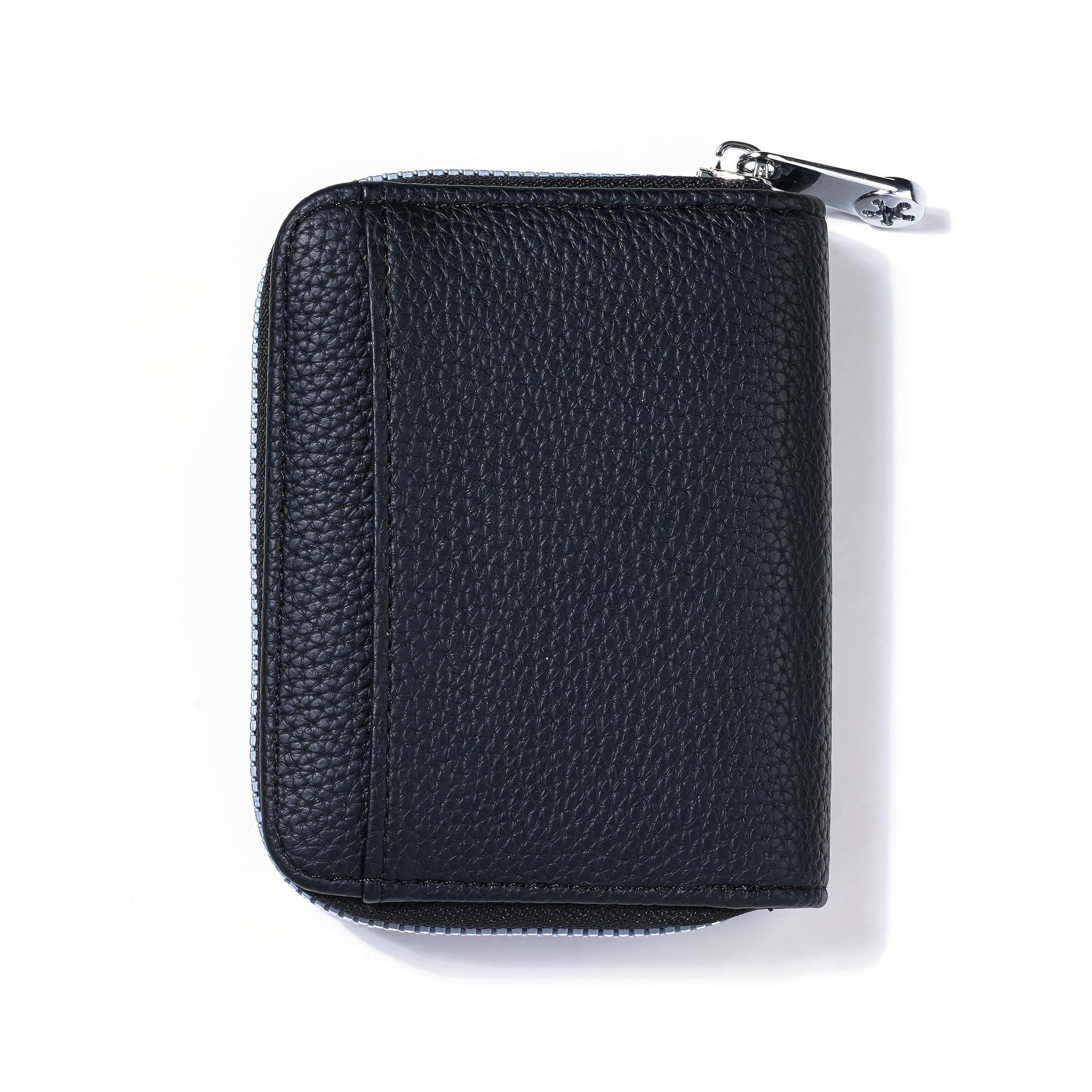 [Cute Compact Wallet] Compact Women s Wallet | Durable, Multi-Functional Synthetic Faux Leather | Zipper Closure, Lined, Slip Pocket, Casual Style