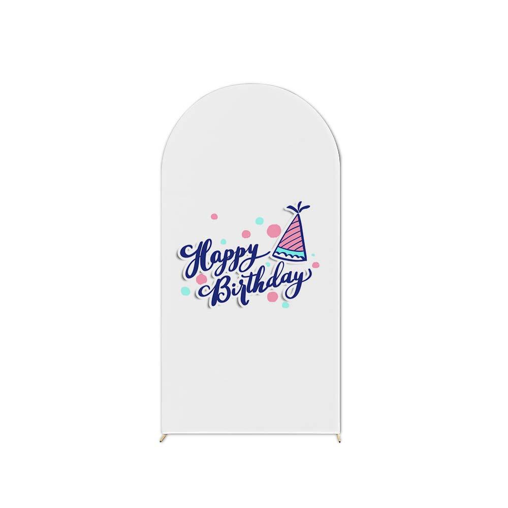 Birthday Party U-Shaped Elastic Arch Cover for Decorative Photography Scenes