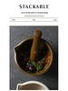 Melamine Pestle & Mortar for Mashing Ginger, Garlic, Chili, and Century Egg