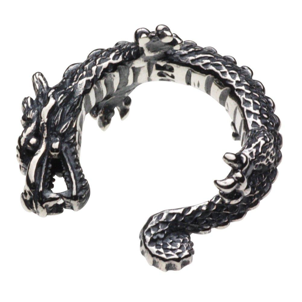 

Japanese Pattern Dragon Ear Cuff 925 Silver e0179 [Cenote] [Silver Accessories]