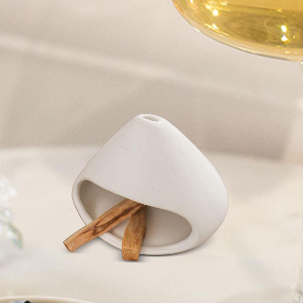 Palo Holder, Ceramic Sage Burner Fragrance Wood Stand, Holder for Living Room, Office,
