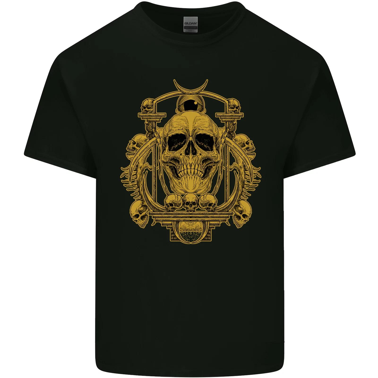 Skull of the Ages Kids T-Shirt Childrens S