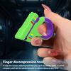 3D Printed EDC Soothing Spinner Stress Relief Toys Gift Shape Fidget Ring Small Pistol Toys for Anxiety and ADHD Sufferers