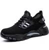 Men summer anti-smashing anti-stabbing breathable steel head soft sole comfortable lightweight work safety shoes M719