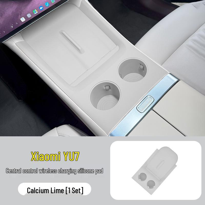 Silicone Mat for Xiaomi YU7: Central Control, Door Panel, Window Lift Handle Protection Pad, Interior Decoration.