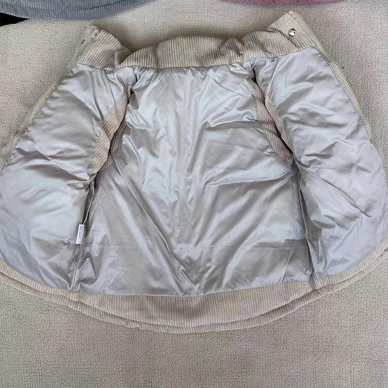 Children's Vests for Boys and Girls Are Thickened To Keep Warm and Wear Corduroy Autumn and Winter Cotton Vests, Baby Outer Tower Waistcoat Vests