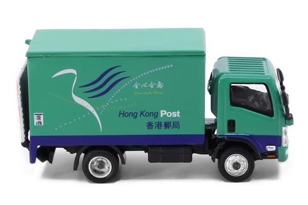 Tiny City Scale Isuzu N Series Hong Kong Post Office Truck Diecast Model Car 1/76 (with Accessories)