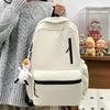 Schoolbag New Korean Version Men's and Women's Backpack, Junior High School Student Schoolbag, Casual Couple Backpack, Large-capacity College Student