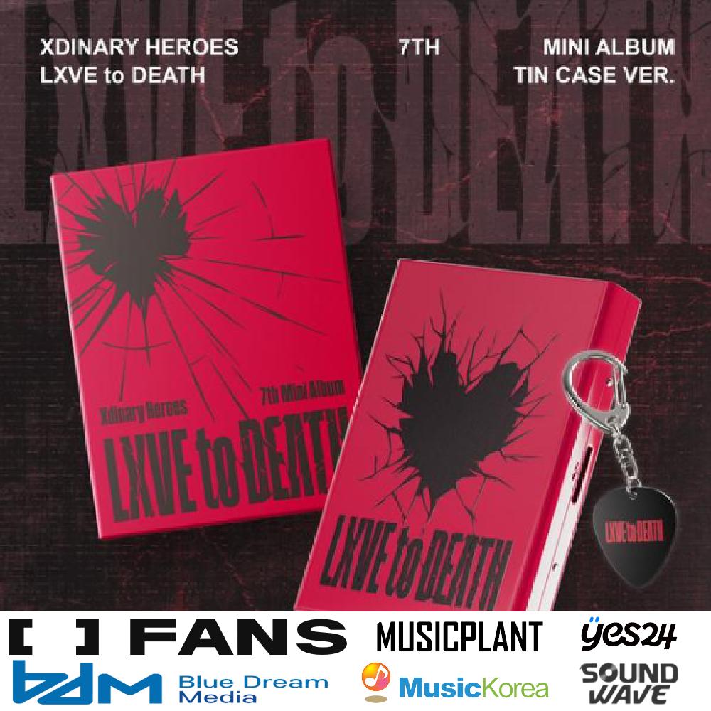 

Предзаказ Xdinary Heroes 7-го мини-альбома LXVE to Death версия в жестяной коробке. И МАГАЗИН ПОБ yes24 POB